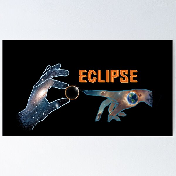 Item preview, A solar eclipse is like the wedding of the Cosmos and the Earth designed and sold by ElenaHrubes.