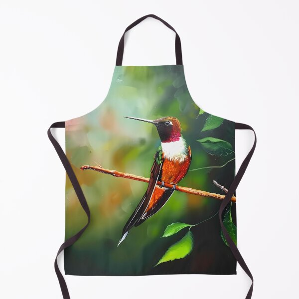 Item preview, Crimson Topaz Hummingbird Elegance designed and sold by LivingArtClips.