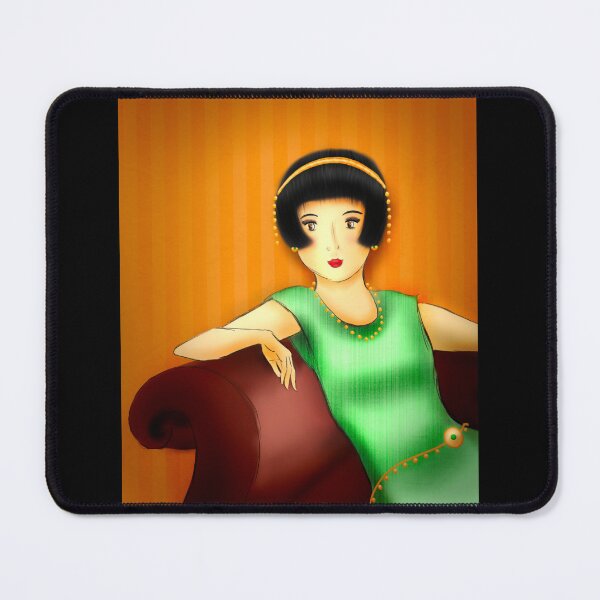Item preview, Art Deco Flapper Woman Girl 1920s Illustration designed and sold by Adela Hurtado.