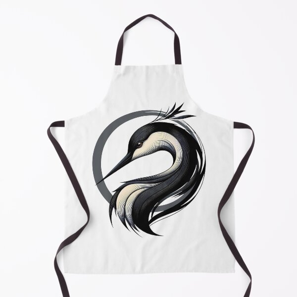 Item preview, Crane head minimal illustration designed and sold by AD-Digital-Art.
