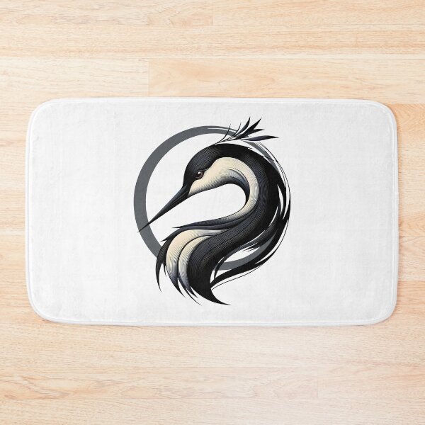 Item preview, Crane head minimal illustration designed and sold by AD-Digital-Art.