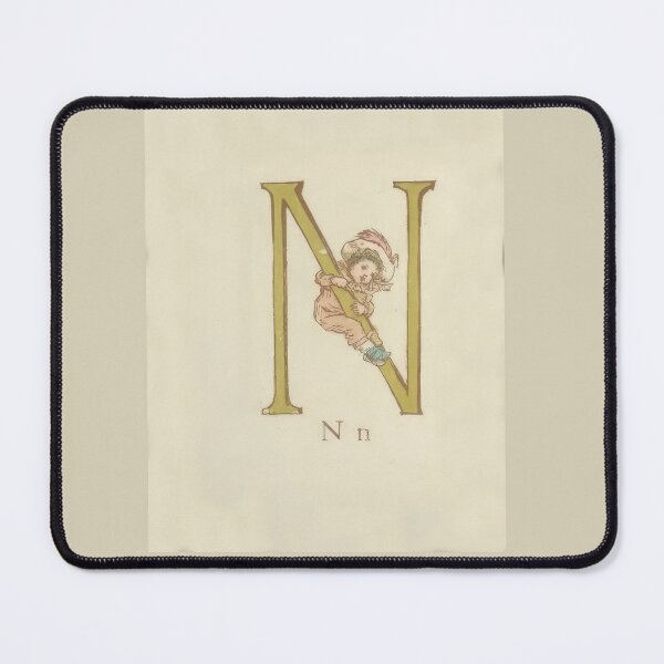 Item preview, Kate Greenaway Letter N designed and sold by stevepaint.