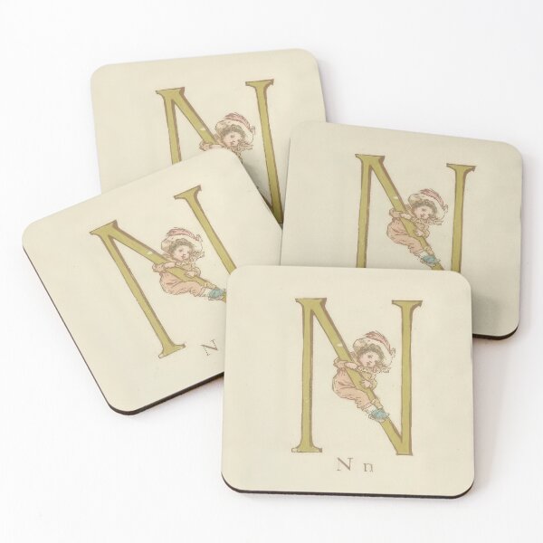 Item preview, Kate Greenaway Letter N designed and sold by stevepaint.