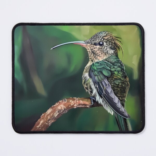 Item preview, White-tipped Sicklebill Hummingbird designed and sold by LivingArtClips.