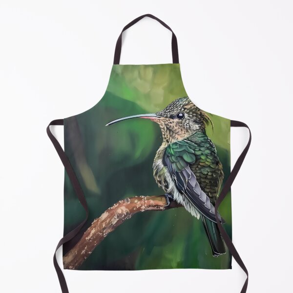 Item preview, White-tipped Sicklebill Hummingbird designed and sold by LivingArtClips.