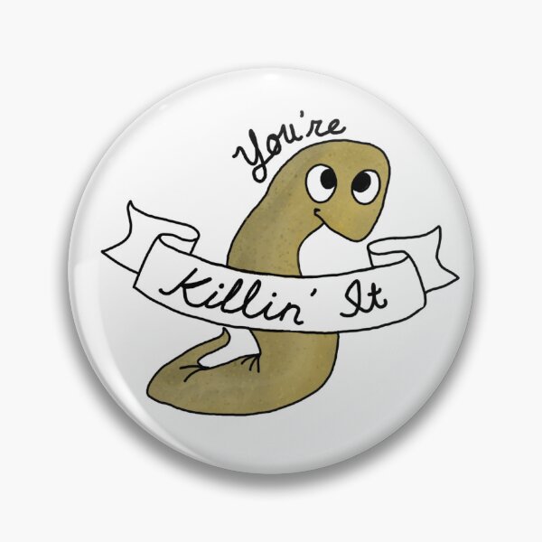 Item preview, Killin' It Planarian Worm designed and sold by Mollie Swygart.