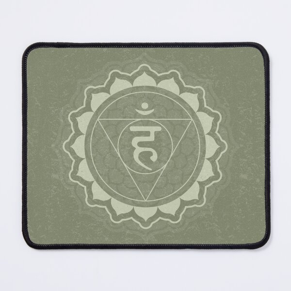 Item preview, Throat Chakra Mandala - Sage + Tea designed and sold by Irene Estelle.