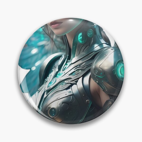Item preview, "Whispers of the Celestial Realm: A Cybernetic Angel's Enchanted Encounter" designed and sold by Zivoo.