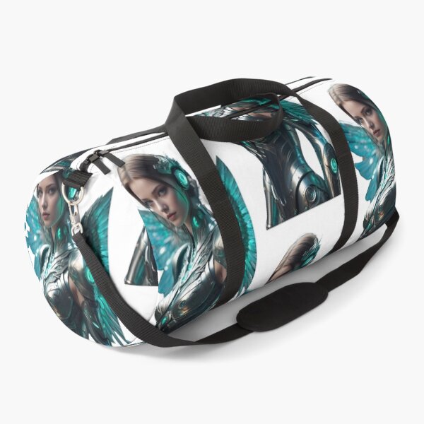 Item preview, "Whispers of the Celestial Realm: A Cybernetic Angel's Enchanted Encounter" designed and sold by Zivoo.