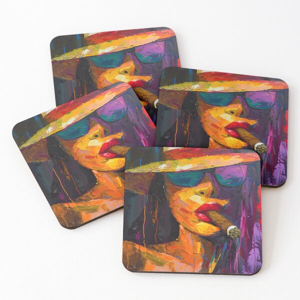 Item preview, Abstract Seduction- Brushstrokes and Smoke in the Femme Fatale's Cigar Wonderland designed and sold by OlfactoART Studio.