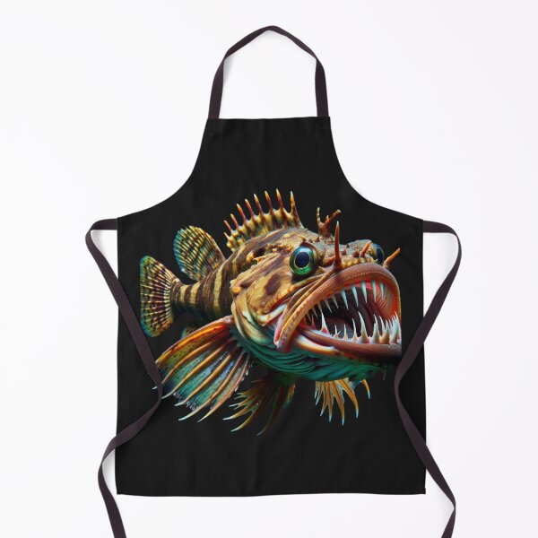 Item preview, Deep Sea Mean Fish Design designed and sold by HippieFarms11.
