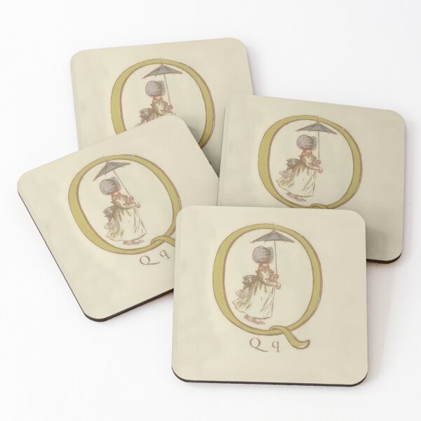Item preview, Kate Greenaway Letter Q designed and sold by stevepaint.