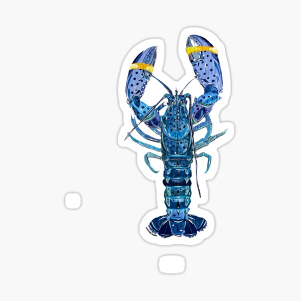 Item preview, Blue Lobster Paper Collage designed and sold by DEREK MOORE.