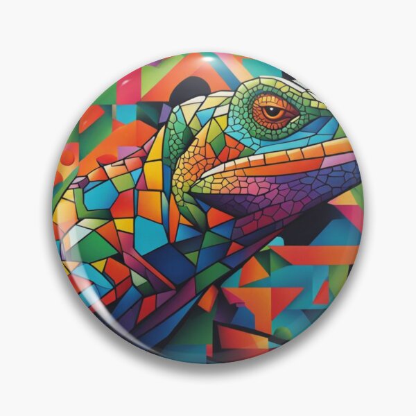 Item preview, Lizard, 'pixelated' and coloured designed and sold by Andykinoz.