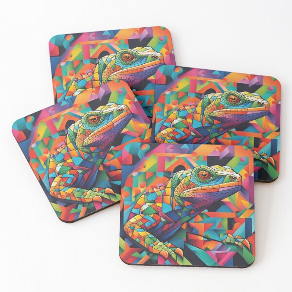 Item preview, Lizard, 'pixelated' and coloured designed and sold by Andykinoz.