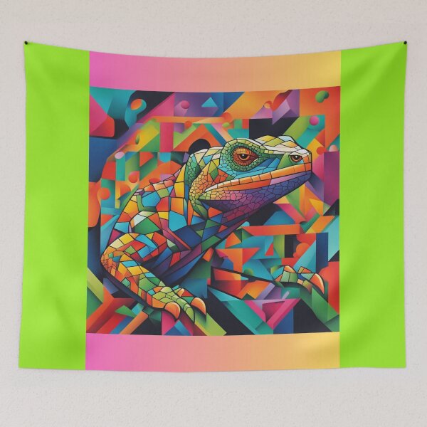 Item preview, Lizard, 'pixelated' and coloured designed and sold by Andykinoz.