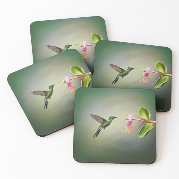 Item preview, Sword-billed Hummingbird Nectar Feast designed and sold by LivingArtClips.