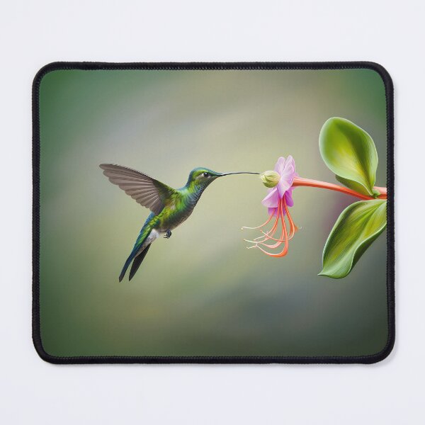 Item preview, Sword-billed Hummingbird Nectar Feast designed and sold by LivingArtClips.