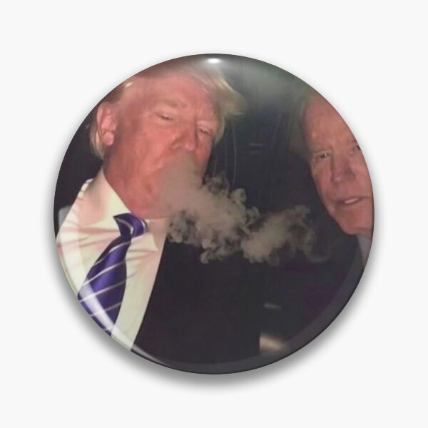 Item preview, Trump and Biden Smoking designed and sold by Greg Heffley.