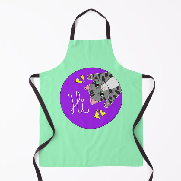 Item preview, gray cat greeting designed and sold by Natsukittyart.