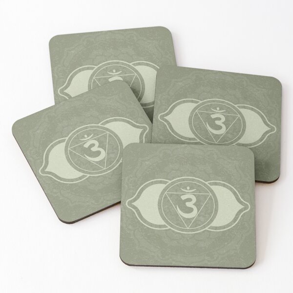 Item preview, Third Eye Chakra Mandala - Sage + Tea designed and sold by Irene Estelle.