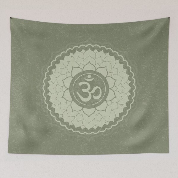 Artikelvorschau, Crown Chakra Mandala - Sage + Tea entworfen und verkauft von Irene Estelle.