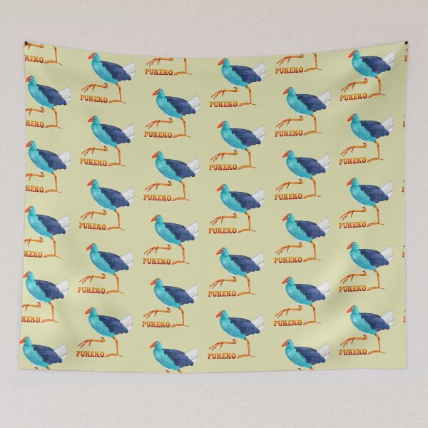 Item preview, Pukeko New Zealand Bird designed and sold by piedaydesigns.