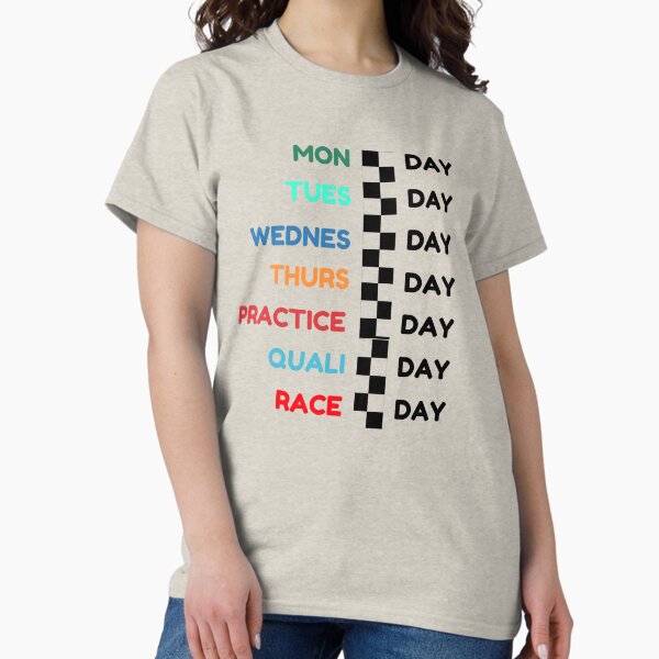 Aperçu de l'œuvre Conception du jour de la course pour les fans de F1 créée et vendue par Zillenial Art.