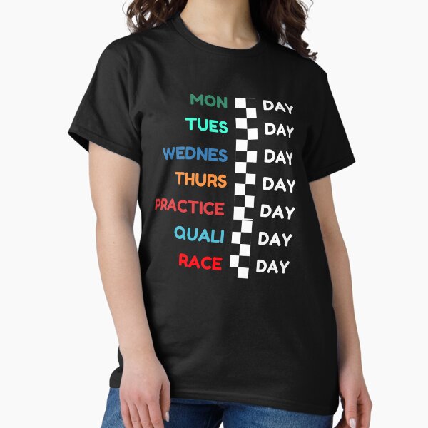Aperçu de l'œuvre Conception du jour de la course pour les fans de F1 créée et vendue par Zillenial Art.
