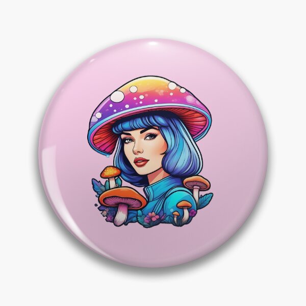Item preview, Woman with a Mushroom Hat designed and sold by Cosmicreations1.