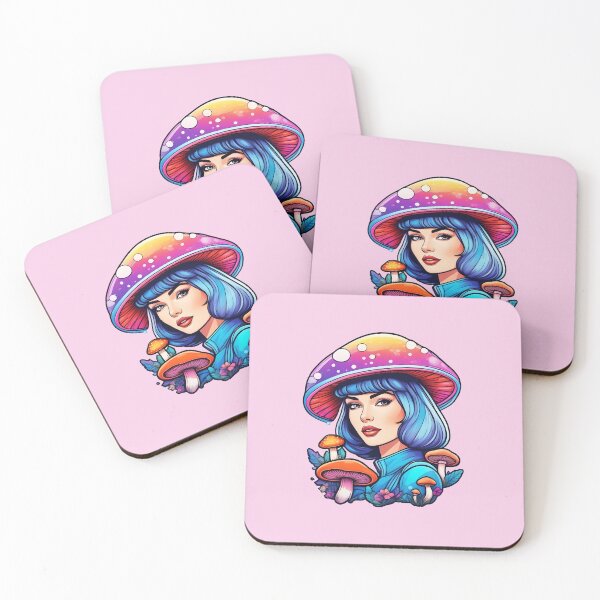 Item preview, Woman with a Mushroom Hat designed and sold by Cosmicreations1.
