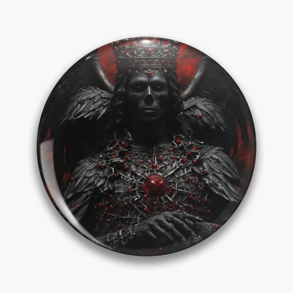 Item preview, Angel of death with wings on his throne illusion art designed and sold by Newconcept3341.