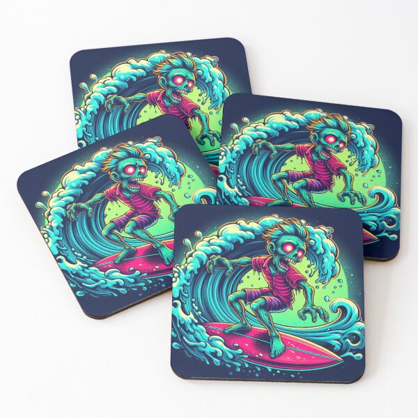 Item preview, Zombie surfer happiness comes in waves designed and sold by ArtDirty.