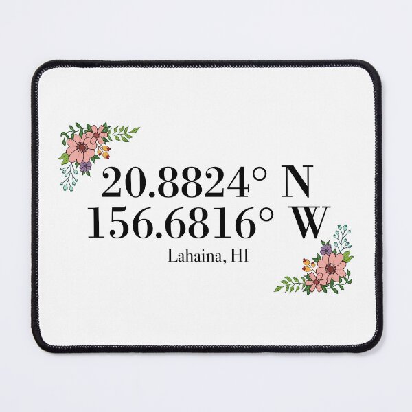 Item preview, Lahaina, HI Coordinates designed and sold by mynameisliana.