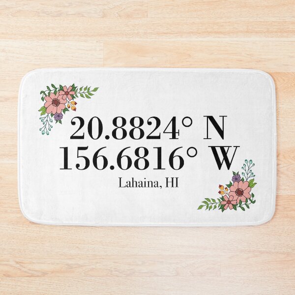 Item preview, Lahaina, HI Coordinates designed and sold by mynameisliana.