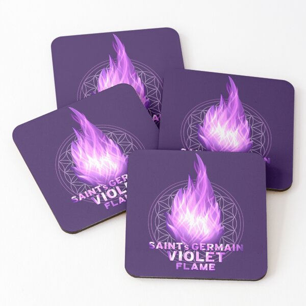 Item preview, The Sacred Saint Germain's Violet Flame - "Heal Yourselves!" designed and sold by DaviAguiArtes.