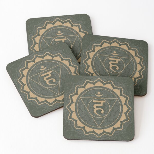 Item preview, Throat Chakra Mandala - Pine + Fawn designed and sold by Irene Estelle.