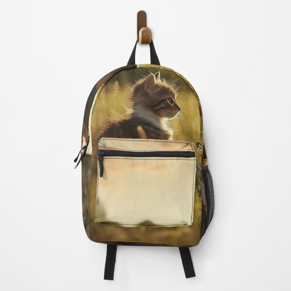 Item preview, Cute dog and kitten in open fields designed and sold by CatsAndDogs-TF.