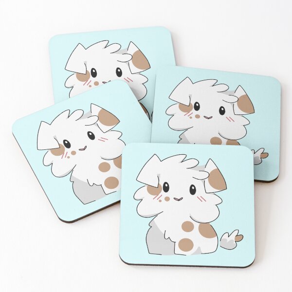 Item preview, White and Brown Spotted Puppy designed and sold by PaintedDolphin.