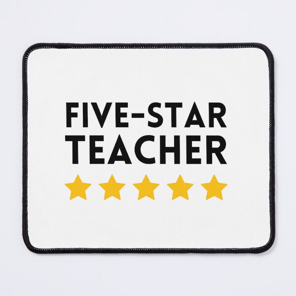 Item preview, Five-Star Teacher designed and sold by GRINspiration.