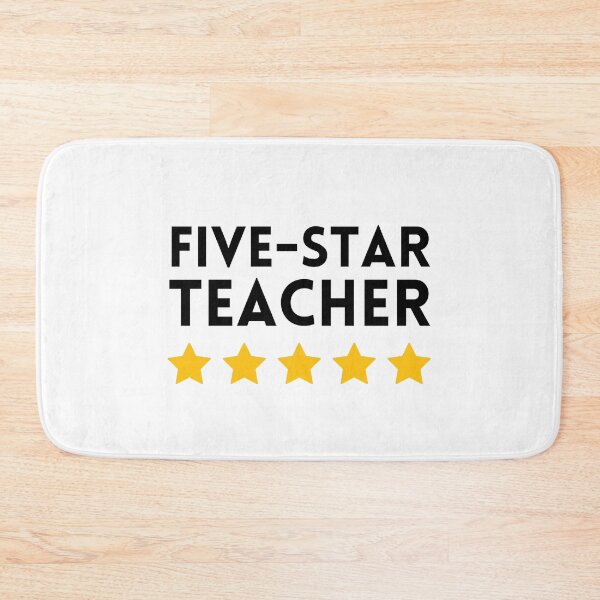 Item preview, Five-Star Teacher designed and sold by GRINspiration.