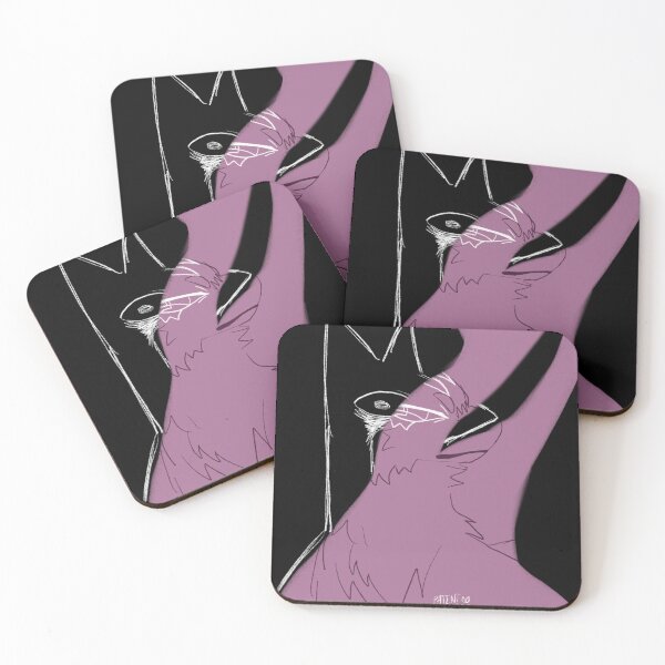 Item preview, Black and purple cool character overlap designed and sold by PatentPended.