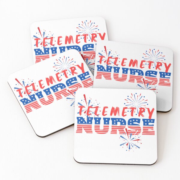Item preview, Telemetry Nurse (Patriotic) designed and sold by Whackadoodletee.