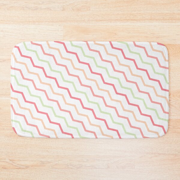 Item preview, Colorful Chevron Jagged Lines Forever Seamless White Pattern designed and sold by Alchemy-A-La-G.