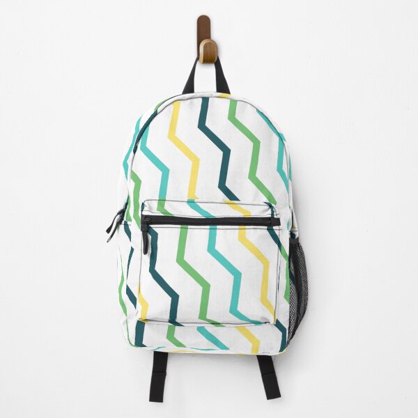Item preview, Colorful Chevron Jagged Lines Forever Seamless White Pattern designed and sold by Alchemy-A-La-G.