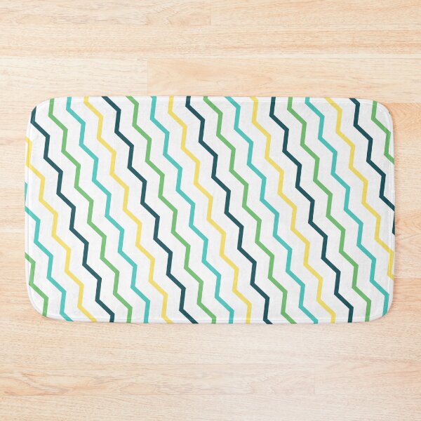 Item preview, Colorful Chevron Jagged Lines Forever Seamless White Pattern designed and sold by Alchemy-A-La-G.