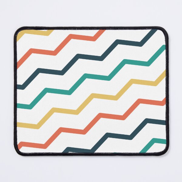 Item preview, Colorful Chevron Jagged Lines Forever Seamless White Pattern designed and sold by Alchemy-A-La-G.