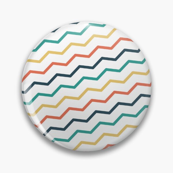 Item preview, Colorful Chevron Jagged Lines Forever Seamless White Pattern designed and sold by Alchemy-A-La-G.