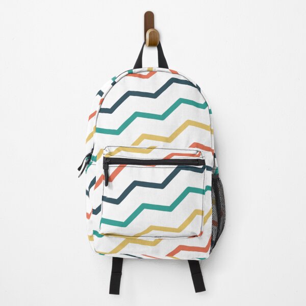 Item preview, Colorful Chevron Jagged Lines Forever Seamless White Pattern designed and sold by Alchemy-A-La-G.
