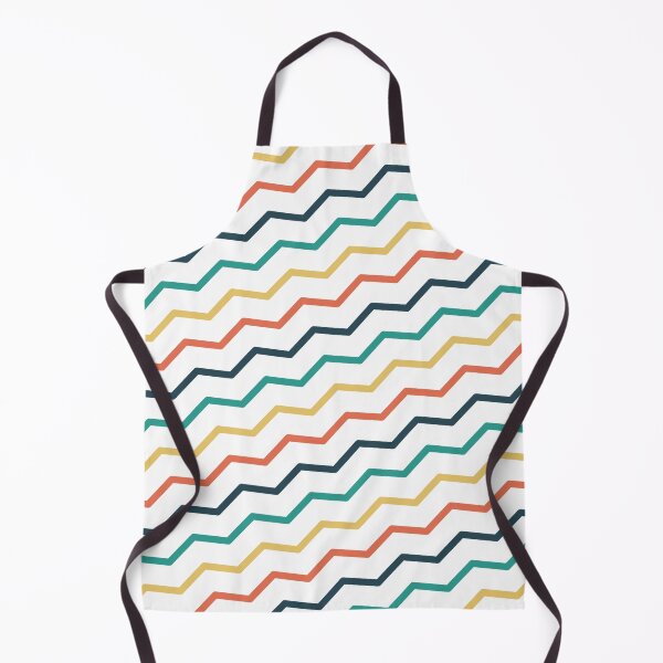 Item preview, Colorful Chevron Jagged Lines Forever Seamless White Pattern designed and sold by Alchemy-A-La-G.